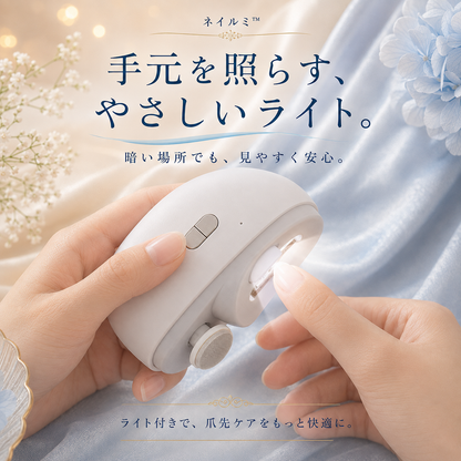 ネイルミ™｜電動ネイルケア 2in1